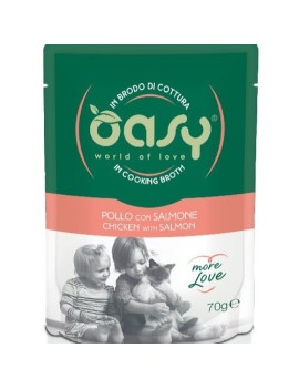 Oasy More Love Adulte Poulet & saumon sachet 70 g