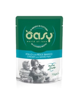 Oasy More Love Adulte Poulet & poisson blanc sachet 70 g