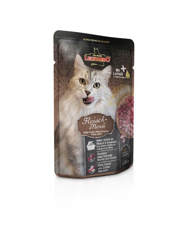 Leonardo Sachet adulte Menu viande 85 g