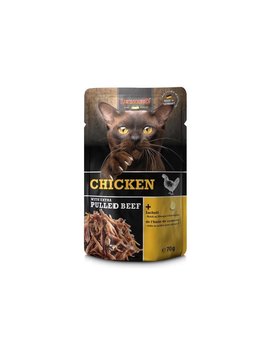 Leonardo Boeuf effiloché & poulet 70 g