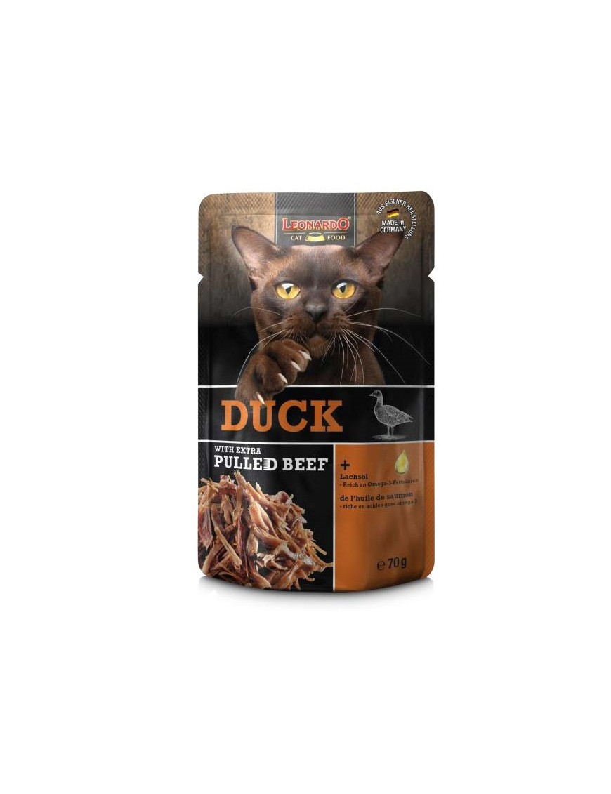 Leonardo Boeuf effiloché & canard 70 g