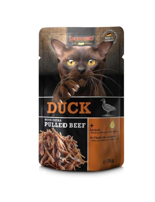 Leonardo Boeuf effiloché & canard 70 g