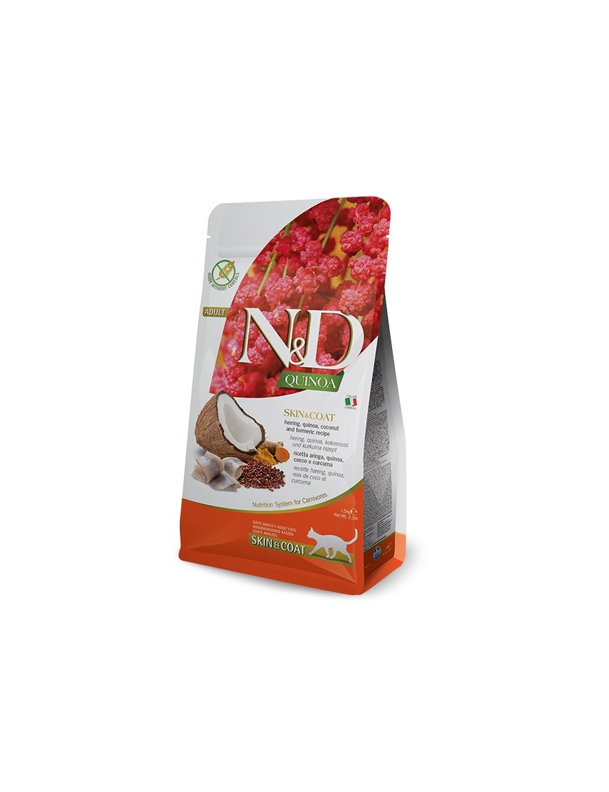 Farmina N&D Quinoa Skin&Coat Hareng&noix de coco