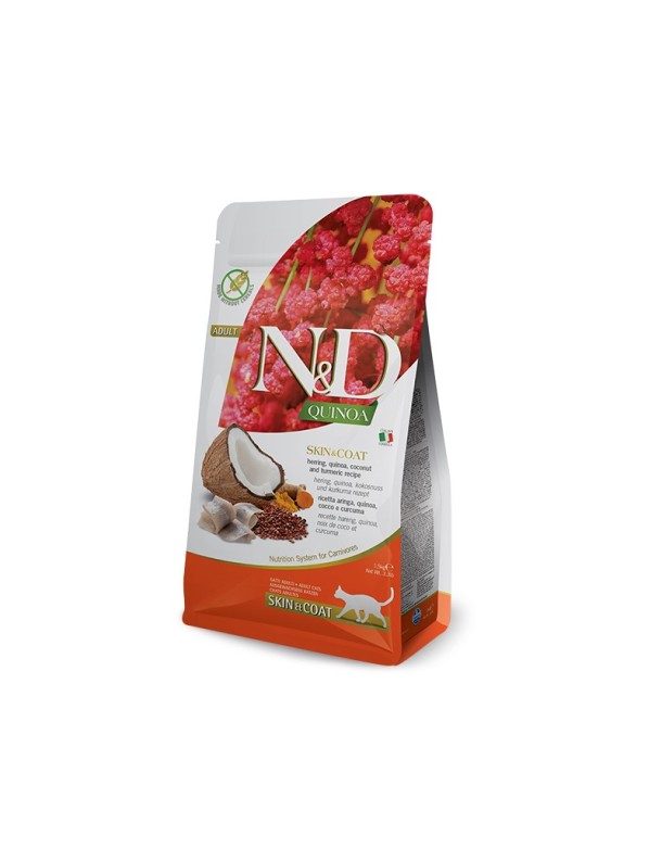 Farmina N&D Quinoa Skin&Coat Hareng&noix de coco