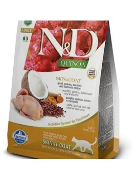 Farmina N&D Quinoa Skin&Coat Caille&noix de coco