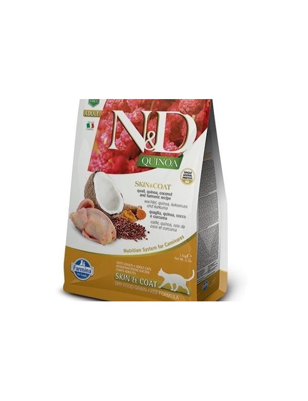 Farmina N&D Quinoa Skin&Coat Caille&noix de coco