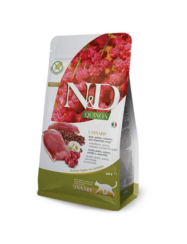 Farmina N&D Quinoa Urinary Canard, canneberge&camomille