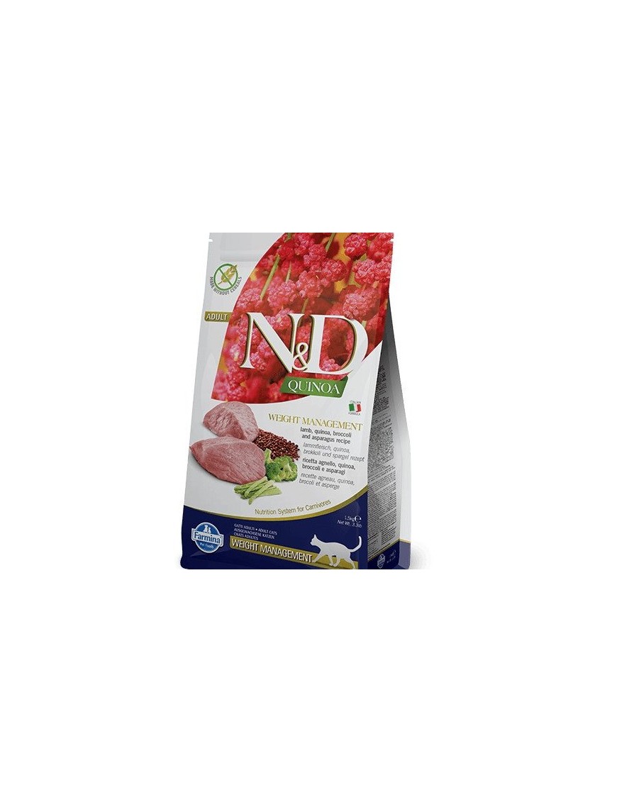 Farmina N&D Quinoa Weight Management Agneau
