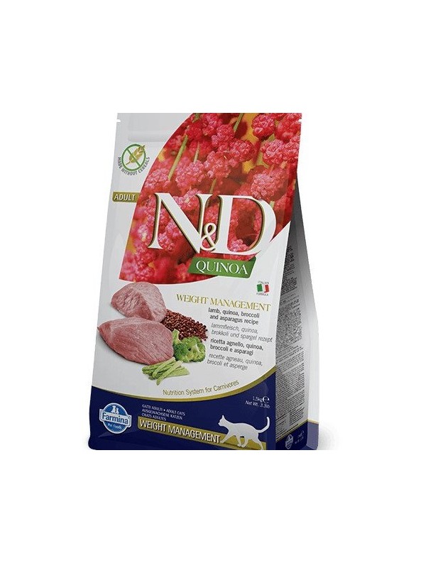 Farmina N&D Quinoa Weight Management Agneau
