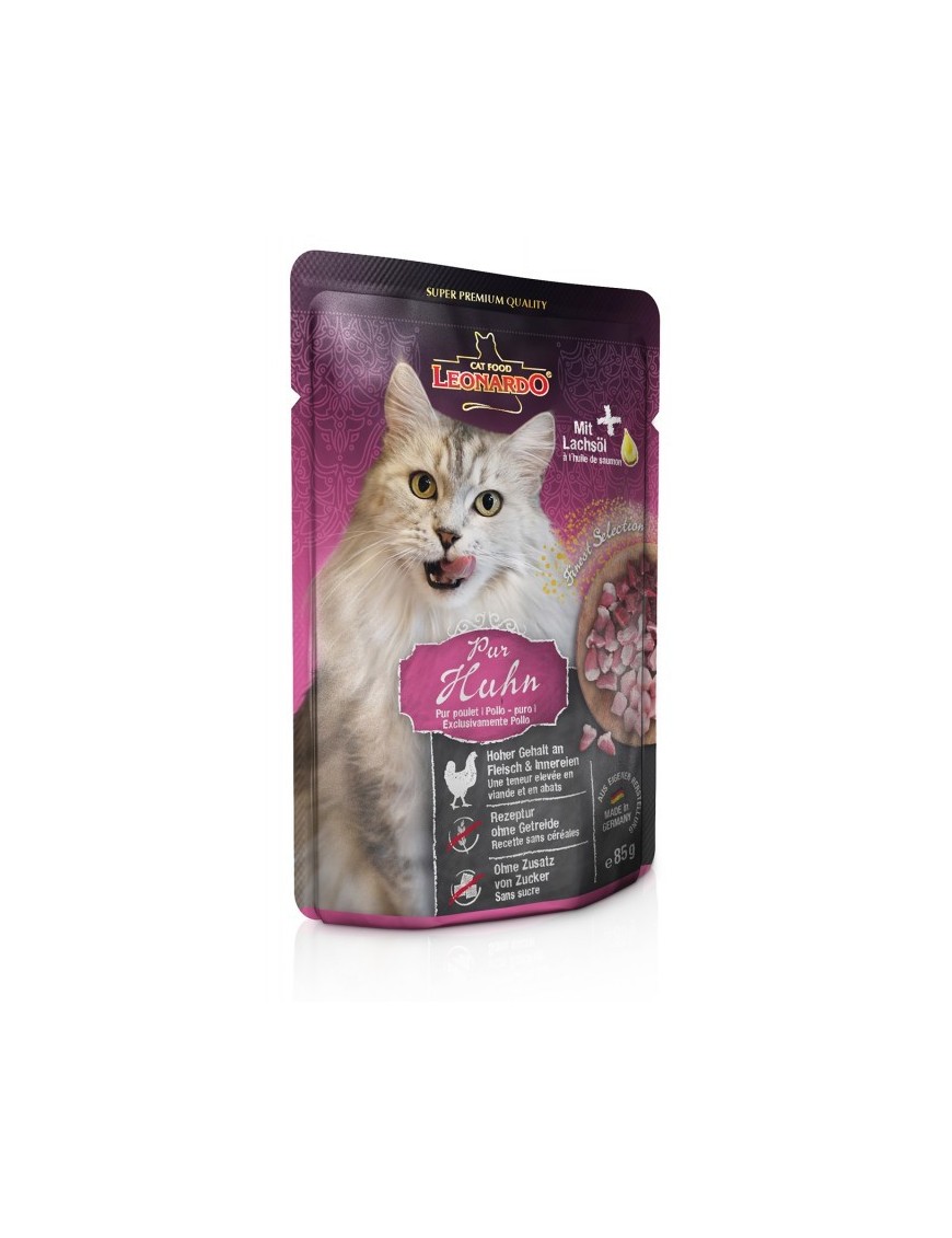 Leonardo Sachet adulte Pur poulet 85 g