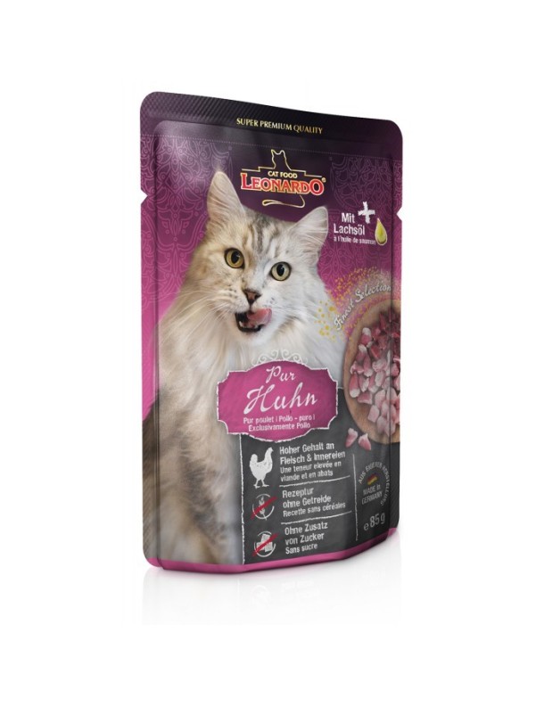Leonardo Sachet adulte Pur poulet 85 g