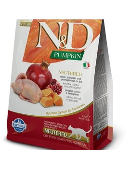 Farmina N&D Potiron Neutered Caille