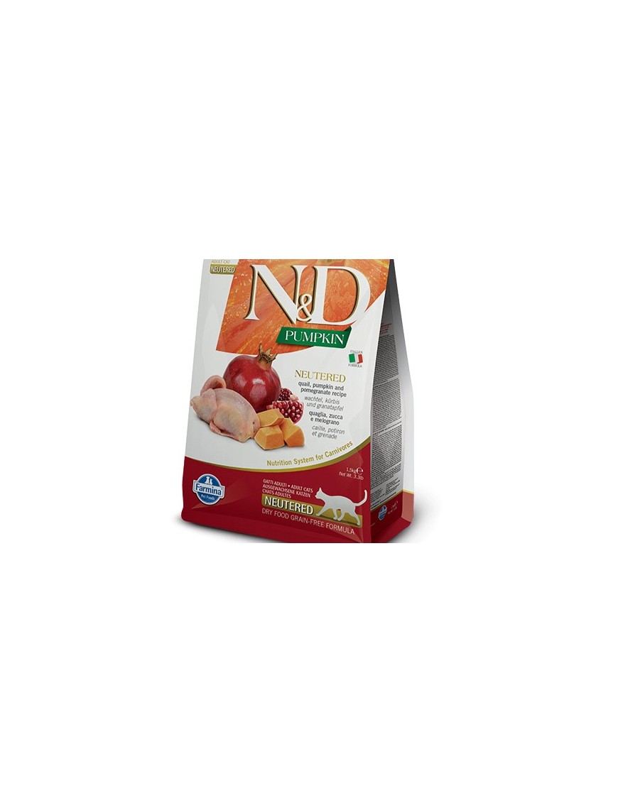 Farmina N&D Potiron Neutered Caille