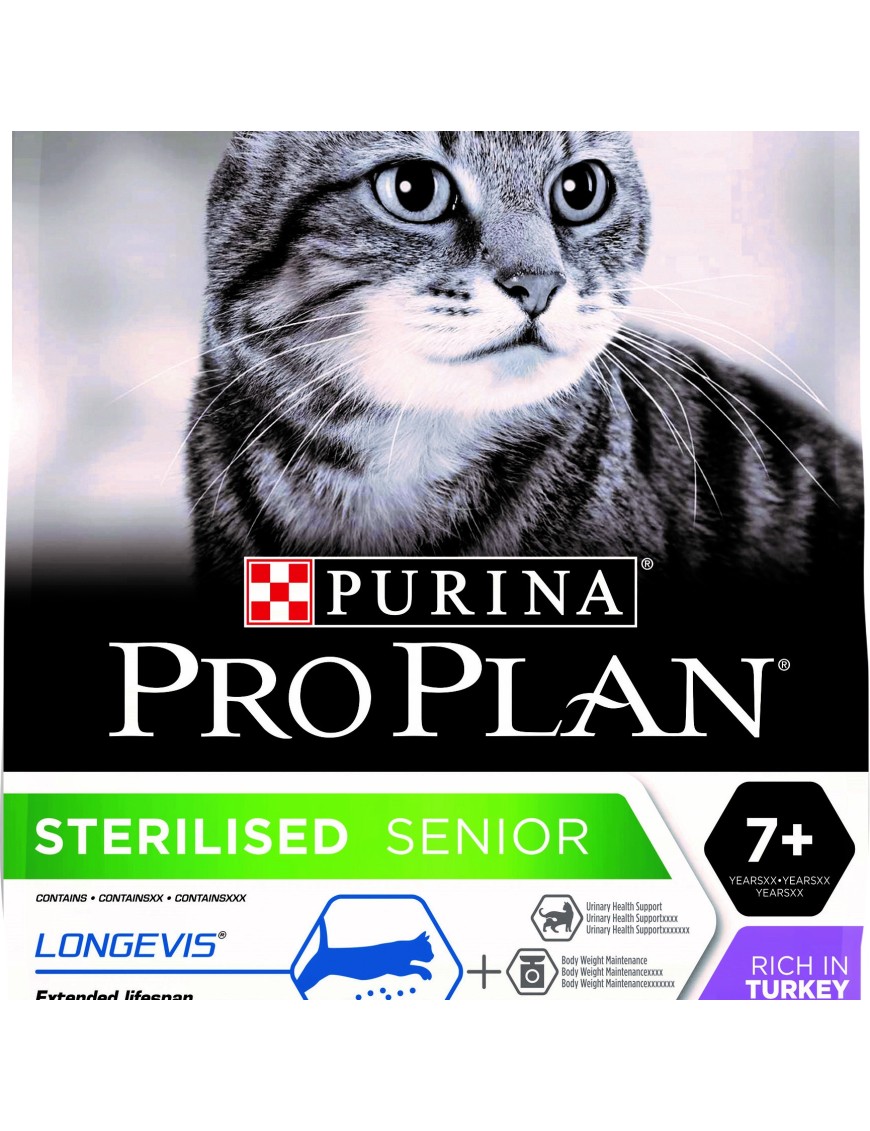Pro Plan Senior sterilised Dinde