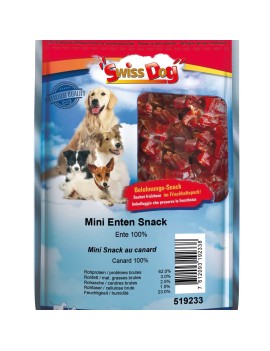 SwissDog Mini snack au canard 120 g