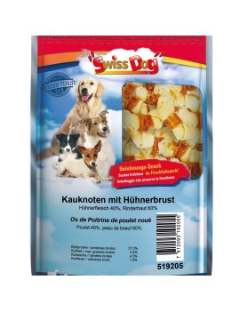 SwissDog Os de poitrine de poulet noué