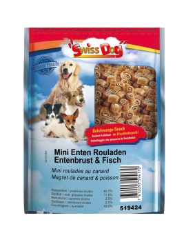 SwissDog Mini roulades au canard 100 g