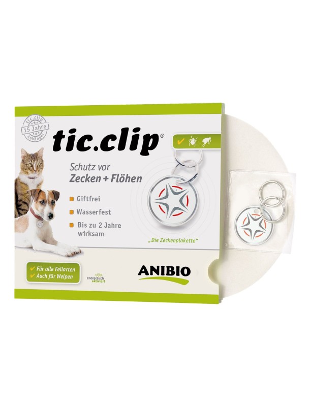 Tic-clip médaille anti-tiques