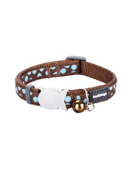 RedDingo Collier chat Blue Spots Brun