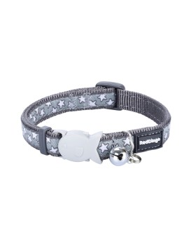 RedDingo Collier chat Stars White Gris