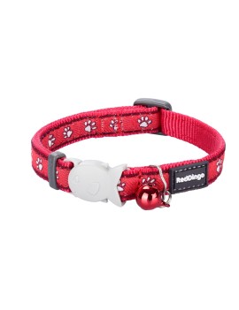 RedDingo Collier chat Desert Paws Rouge