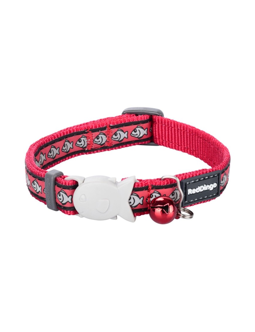 RedDingo Collier chat Poissons Rouge