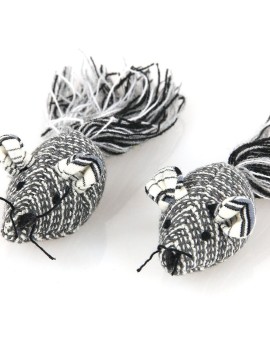 Set de souris grises 2 pces