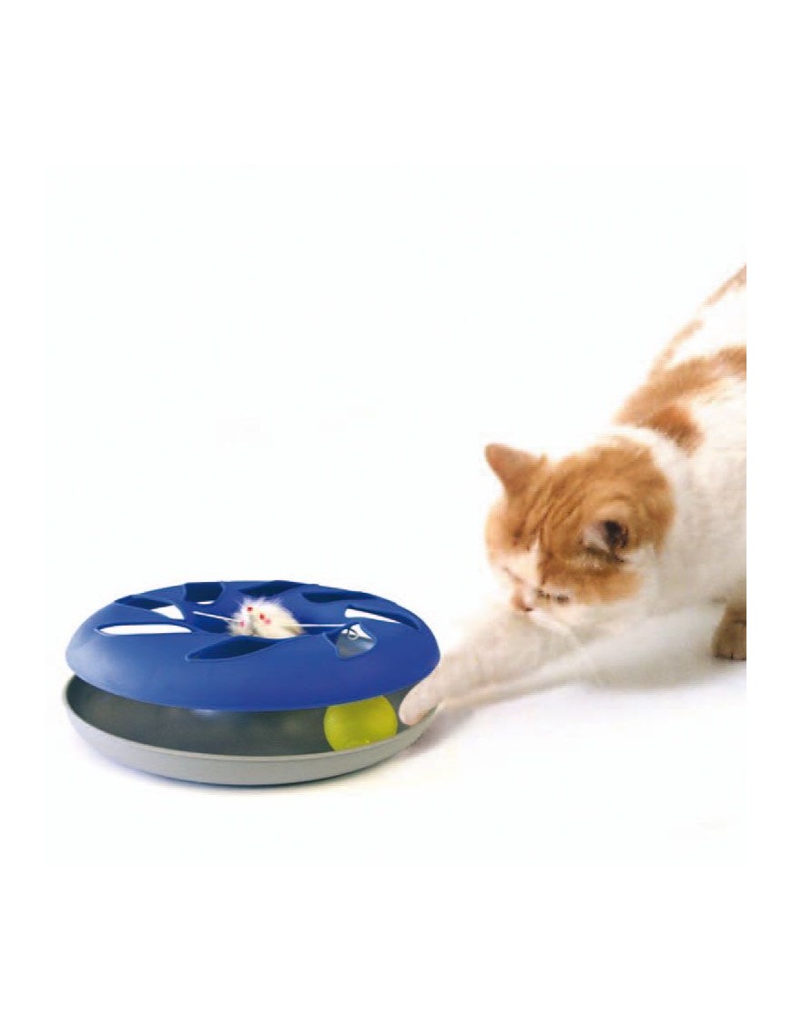 Jouet pour chat avec balle et souris
