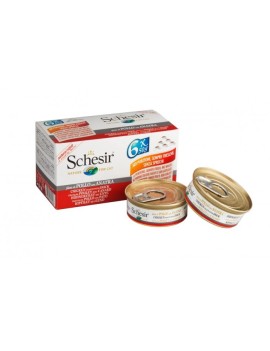 Schesir Boîtes Filet de poulet & canard 6x50 g