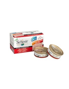 Schesir Boîtes Thon & crevettes 6x50 g