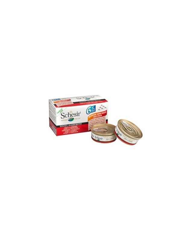Schesir Boîtes Thon & crevettes 6x50 g