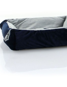 Lit doux pour chat Bleu/gris