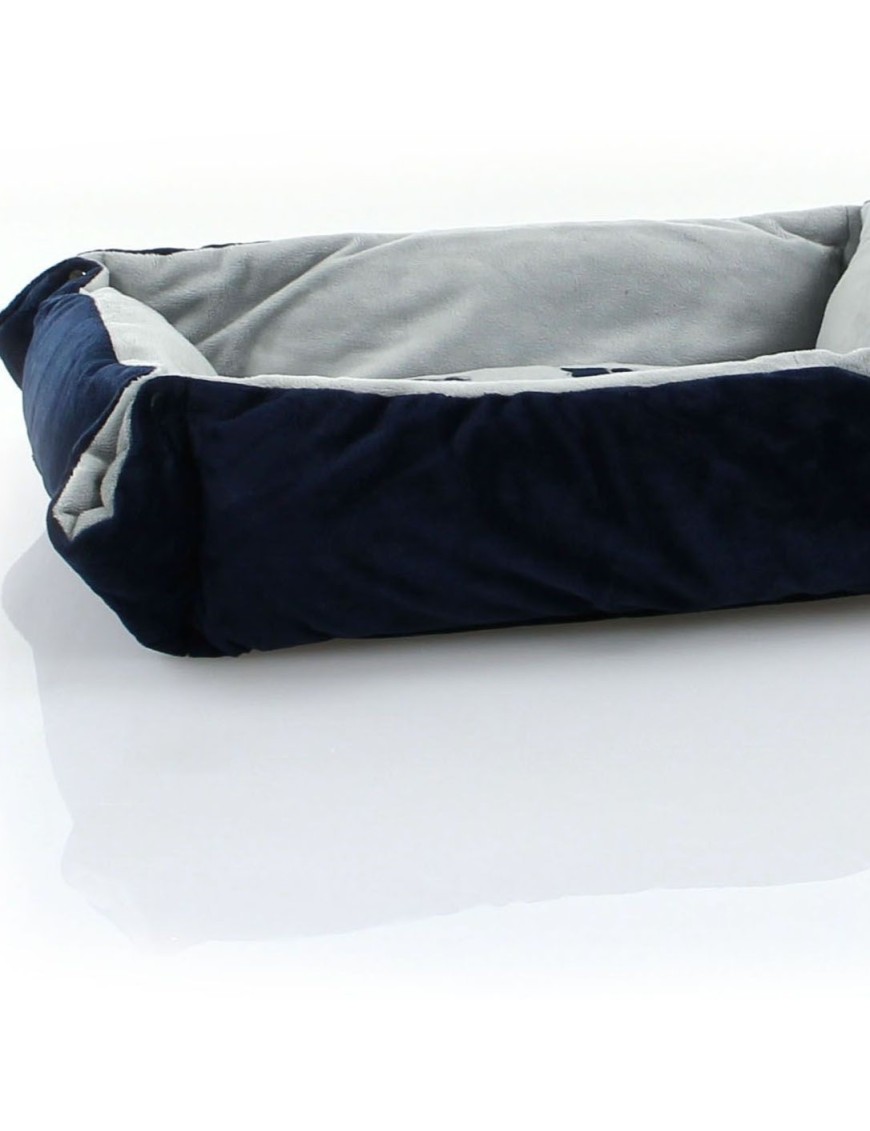 Lit doux pour chat Bleu/gris