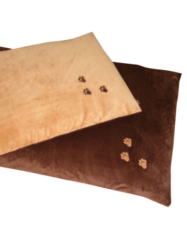 Duvet avec motifs pattes Brun/beige