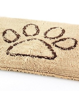 Natte Chenille Beige patte brune
