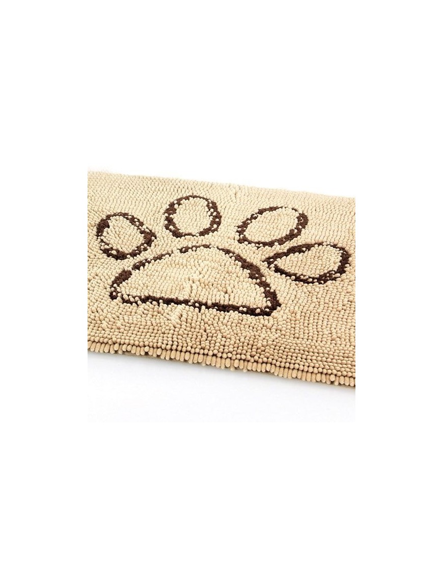 Natte Chenille Beige patte brune