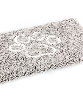 Natte Chenille Grise patte blanche