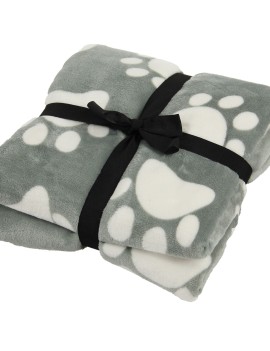 Couverture Pfötli Gris/beige
