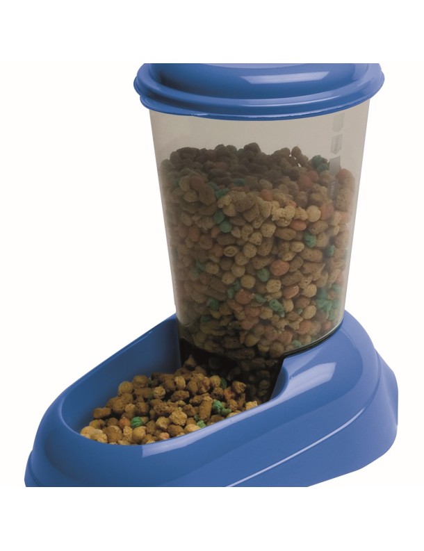 Zenith Distributeur de nourriture 3 litres Bleu