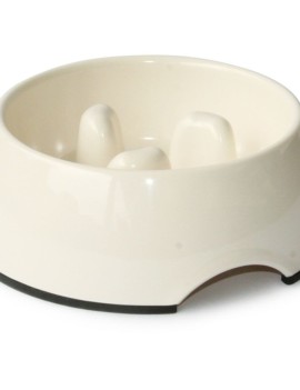 Gamelle anti-glouton Blanche