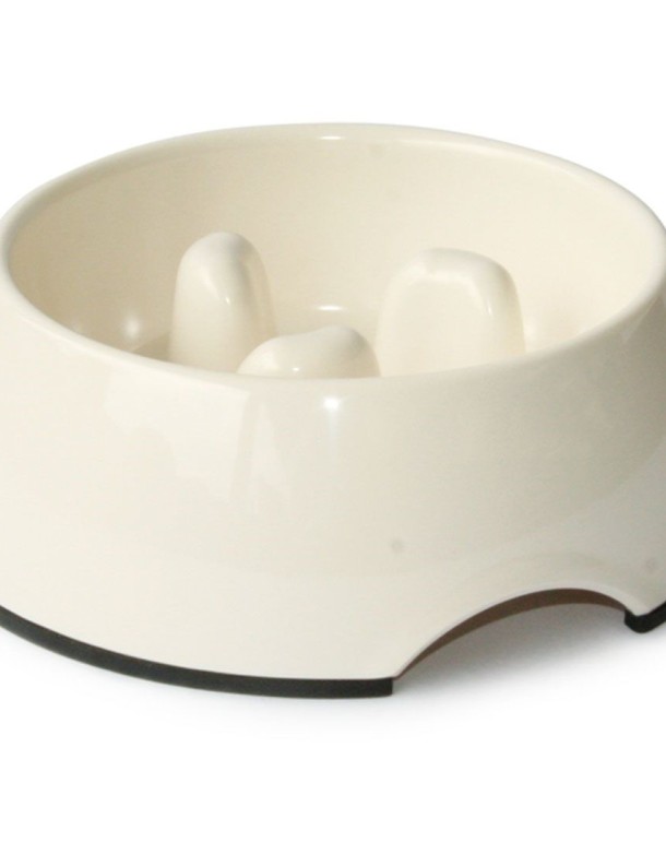 Gamelle anti-glouton Blanche