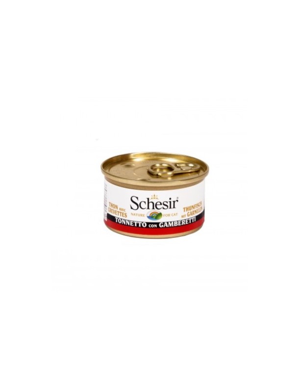 Schesir Boîte gelée Thon & crevettes 85 g