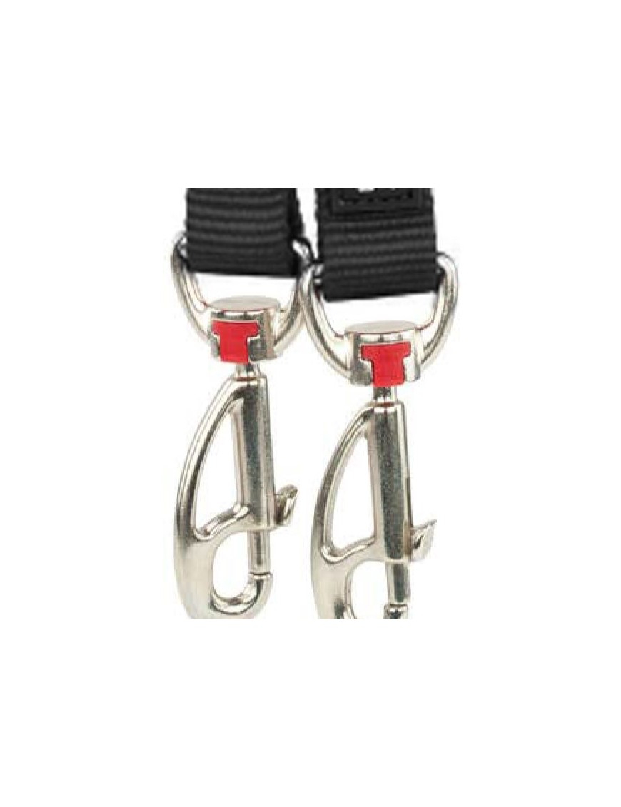 Laisse accouple, noir