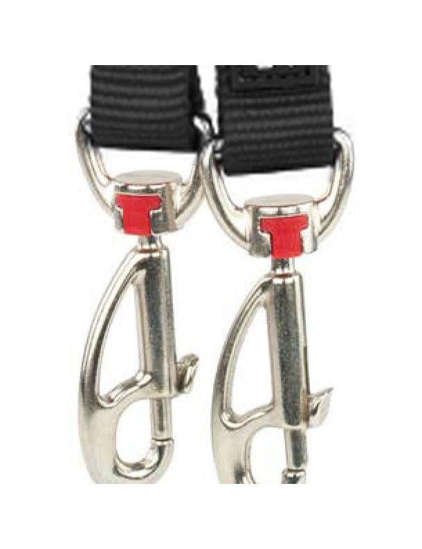 Laisse accouple, noir