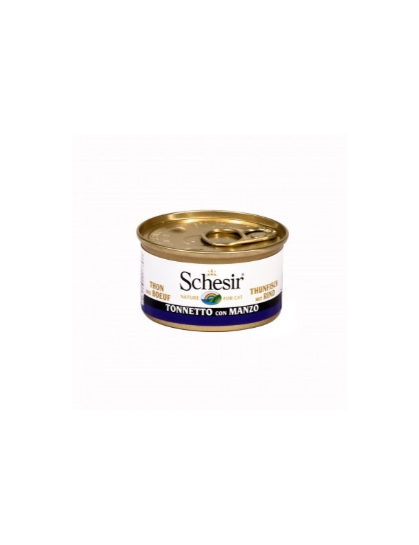 Schesir Boîte gelée Thon & filet de boeuf 85 g