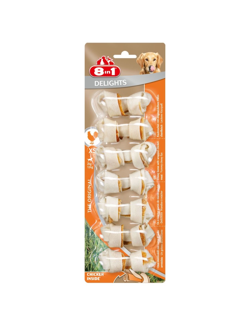 Delights Os à mâcher au poulet XS 84 g 7 pces