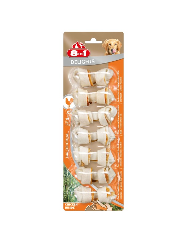 Delights Os à mâcher au poulet XS 84 g 7 pces