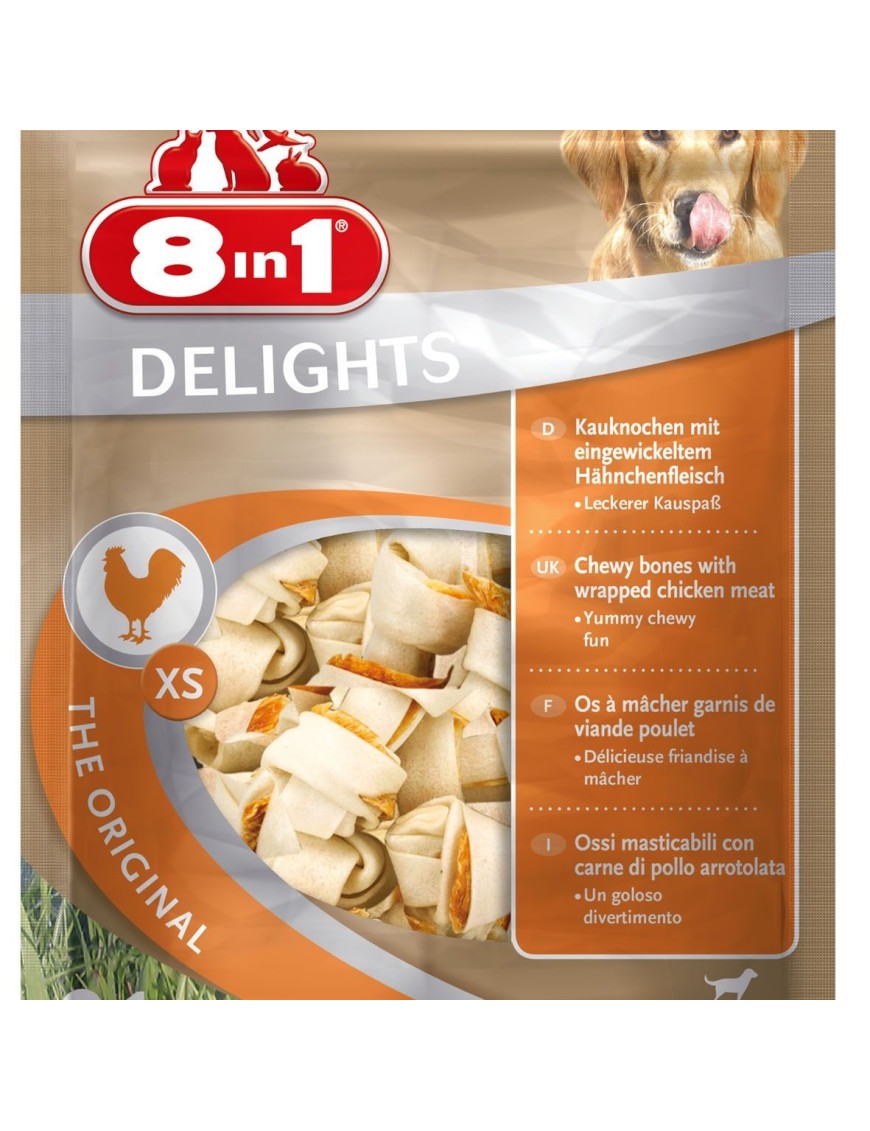 Delights Os à mâcher au poulet XS 252 g 21 pces