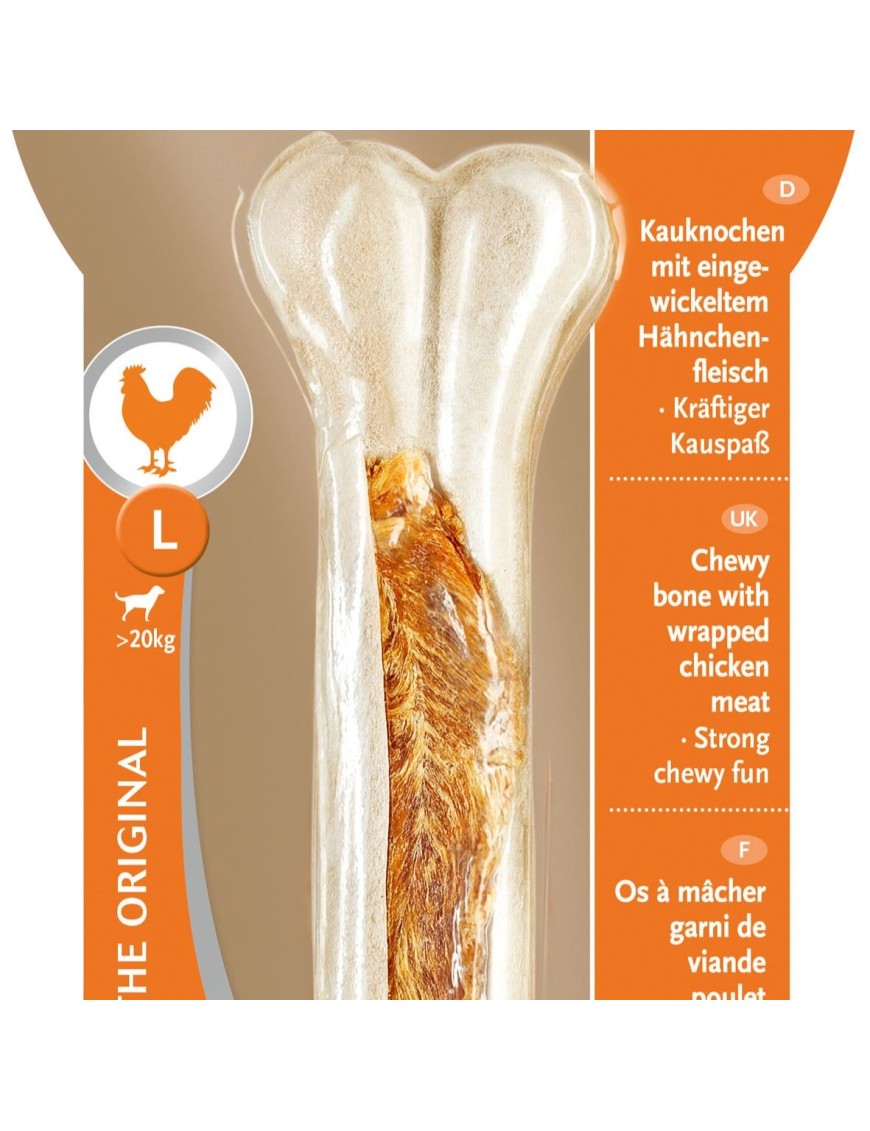 Delights Strong Os à mâcher au poulet L 130 g 1 pce