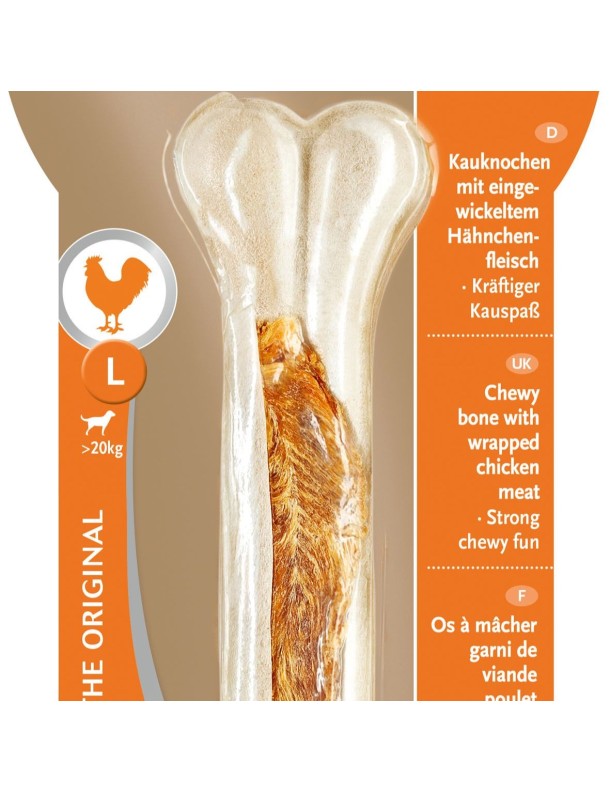 Delights Strong Os à mâcher au poulet L 130 g 1 pce